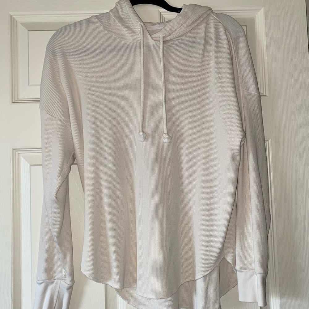 MATE the label cream knit hoodie. Sz S. Worn once